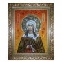 Янтарна ікона Свята мучениця Іраїда (Раїса) 15x20 см