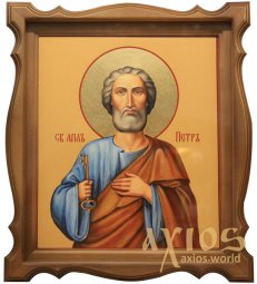 Святий апостол Петро, 35х31 см (розмір з кіотом) - фото