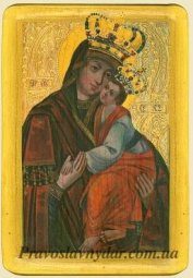 Ікона Крехівська (Верхратська) Богородиця XVII століття - фото