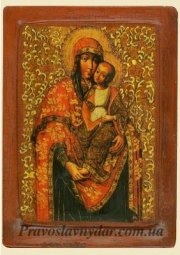 Ікона Богородиця Замилування, (XVIII століття) Київ - фото