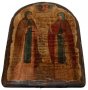 Ікона під старовину Святі благовірні Петро і Февронія Муромські 17х23 см арка