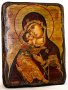 Ікона під старовину Пресвята Богородиця Володимирська 7x9 см