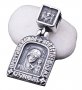 Підвіска «Ікона Божої Матері Казанської», срібло 925, з чорнінням, 30х16 мм, О 131 287