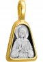 Образ «Св. Матрона », срібло 925 °, з позолотою