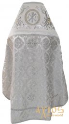 Облачення ієрейське, комбінована, парча білого кольору - фото