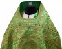 Облачення священицьке з якісної парчі зеленого кольору