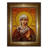 Янтарна ікона Свята мучениця Галина 60x80 см