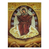 Янтарна ікона Пресвята Богородиця Спорительница хлібів 60x80 см