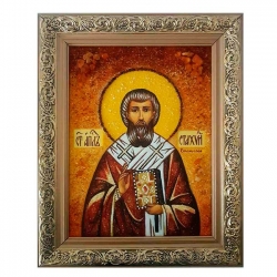 Янтарна ікона Святий Апостол Стахий 30x40 см - фото