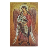 Янтарна ікона Святої Архангел Гавриїл 30x40 см