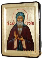 Икона Святой благоверный князь Олег Брянский Греческий стиль в позолоте 17x23 см Икона Святой благоверный князь Олег Брянский Греческий стиль в позолоте 17x23 см - фото