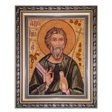 Янтарна ікона Святий Апостол Андрій Первозванний 60x80 см