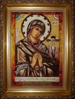 Янтарна ікона Пресвята Богородиця Охтирська 40x60 см