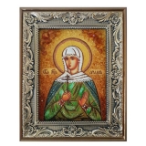 Янтарна ікона Свята Аріадна 30x40 см