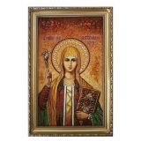Янтарна ікона Свята Рівноапостольна Ніна 80x120 см