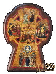 Хрест Олексіївський 21x28 см Хрест Олексіївський 21x28 см - фото