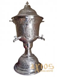 Чаша водосвятна, Греція, 104-859, 9 л, карбування, срібло, виготовлення під замовлення - фото