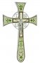 Хрест напрестольний мальтійський №1 емаль 