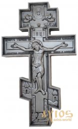 Хрест напрестольний дерев`яний 41х23 см - фото