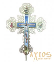 Запрестольний хрест 69х79 см - фото