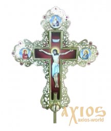 Запрестольний хрест 69х79 см - фото