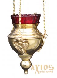 Лампада підвісна з херувімами №11 ф.100 - фото