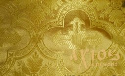 Церковна тканина з віскози з хрестами (ГРЕЦІЯ) - фото