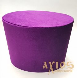 Камилавка велюрова, колір фіолетовий - фото