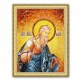 Ікона Святий Адам Праотець з бурштину