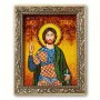 Ікона Святий Віктор з бурштину