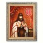 Ікона Петро Могила Митрополит Київський з бурштину