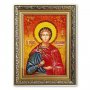 Ікона Максиміліан Ефеський з бурштину