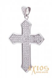 Натільний хрестик, срібло 925 , 30х17мм, О 132008 - фото