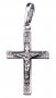 Натільний хрестик «Розп'яття», срібло 925, з чорнінням, 30х15мм, О 132194