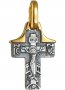 Хрест натільний «Балканський», срібло 925 ° з позолотою