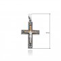 Хрест зі срібла з золотою пластиною