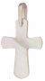 Хрест з перламутровою підвіскою, срібло 925 °, перламутр