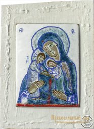 Ікона Пресвятої Богородиці Скорботна про немовлят, в утробі убієнних - фото