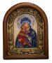 Ікона з бісеру Пресвята Богородиця Володимирська
