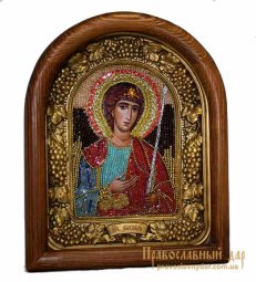 Ікона з бісеру Святий Архангел Михаїл - фото