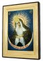 Икона Пресвятая Богородица Остробрамская в позолоте Греческий стиль 17x23 см