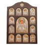 Домашній іконостас Пресвята Богородиця Семистрільна 28x42 см