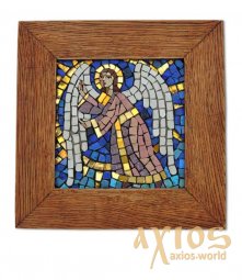 Икон из Мозаики Ангел-Хранитель  - фото
