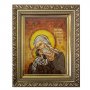 Бурштинова ікона Святий Симеон Богопріемець 20x30 см