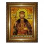 Бурштинова ікона Святий благовірний князь Юрій 20x30 см