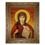 Бурштинова ікона Свята мучениця Наталія 20x30 см