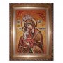 Бурштинова ікона Пресвята Богородиця Цареградська 20x30 см