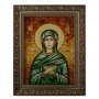 Бурштинова ікона Свята праведна Марія 20x30 см