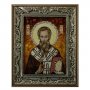 Бурштинова ікона Святитель Андрій Критський 20x30 см