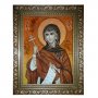 Бурштинова ікона Свята мучениця Маргарита (Марина) 20x30 см
